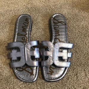 Sam Edelman silver sandals